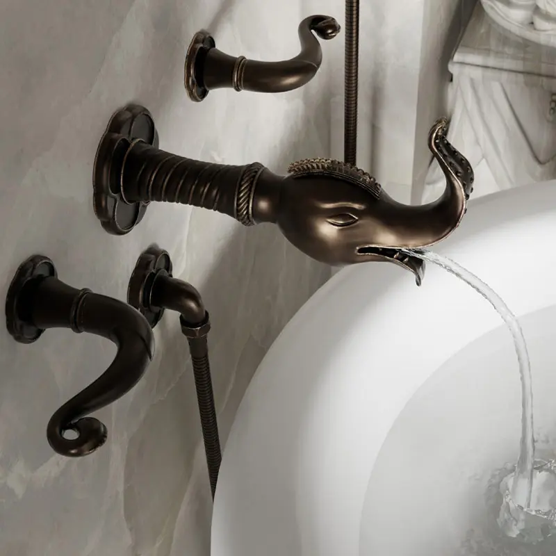 Luxury bathroom taps