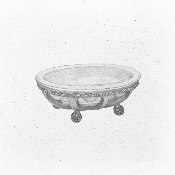 Freestanding soap dish