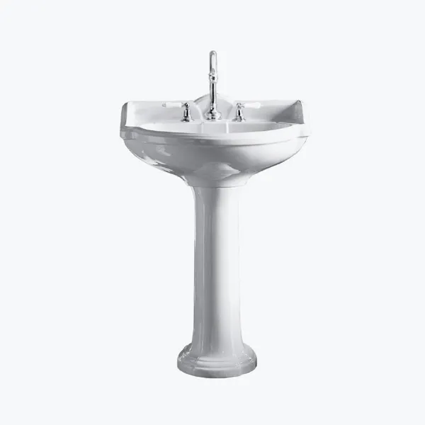 Syna Washbasin & Column, 67x50 cm