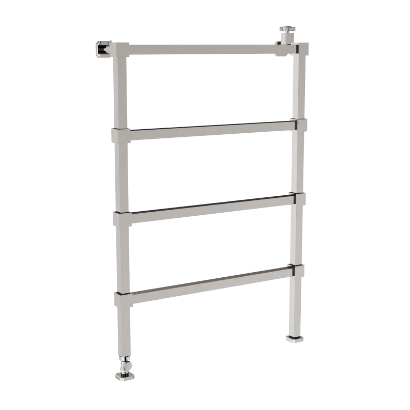  Volevatch Floor standing Floor-mounted hydraulic towel rail 800x1200mm 4 rails, valve cock and regulating tee included