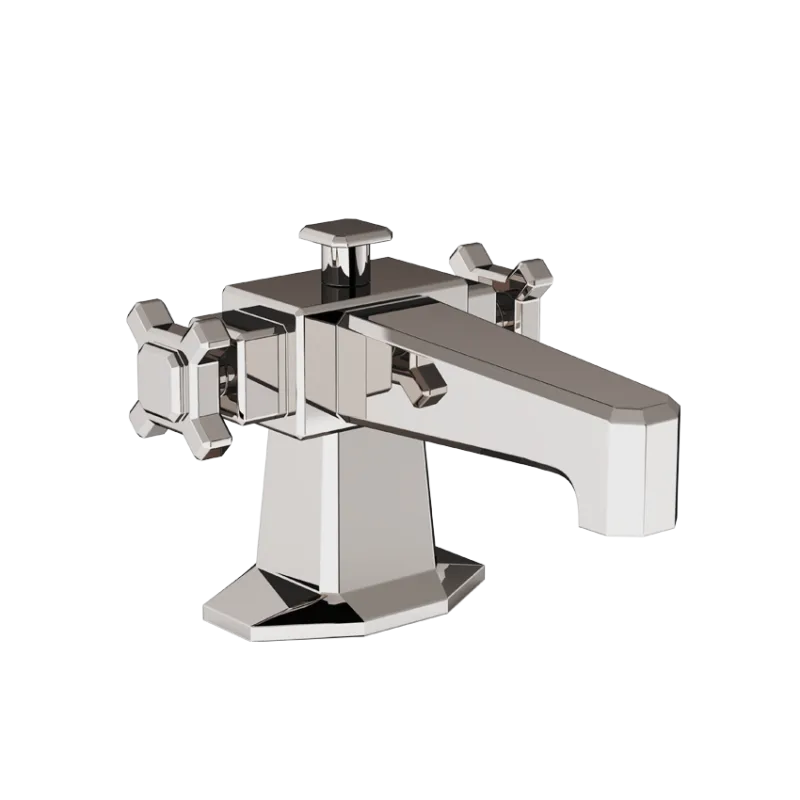 Single hole mixer with integrated drain