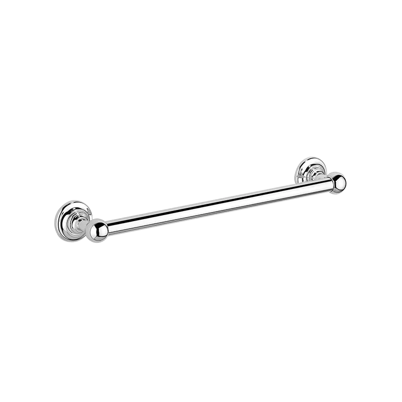300 mm towel rail with full rosettes, and metal rod 