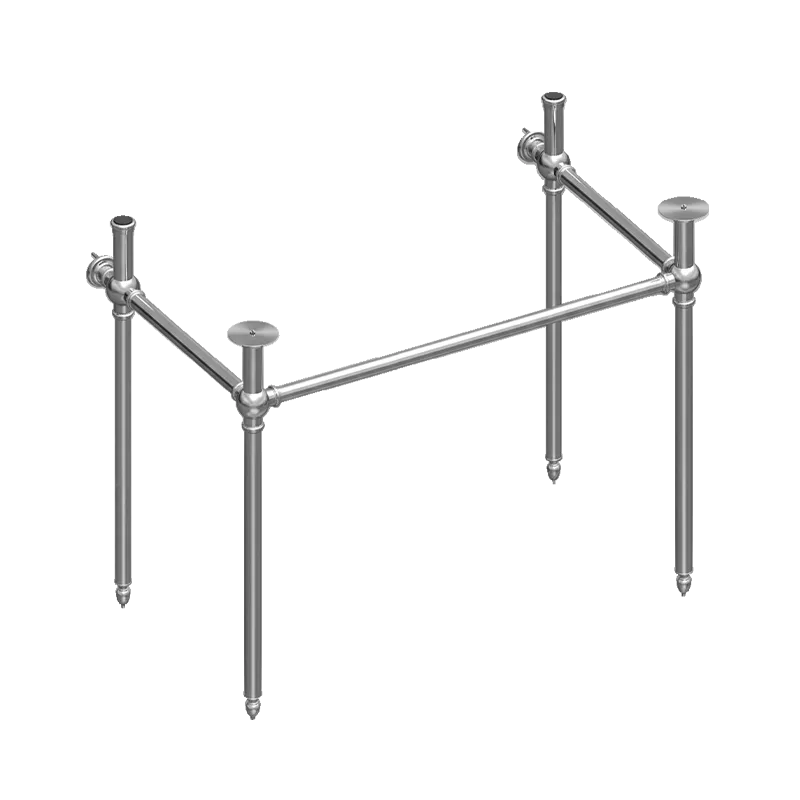 Bistrot Metal washstand with 4 feet only for Neoclassique washbasin 105x60cm