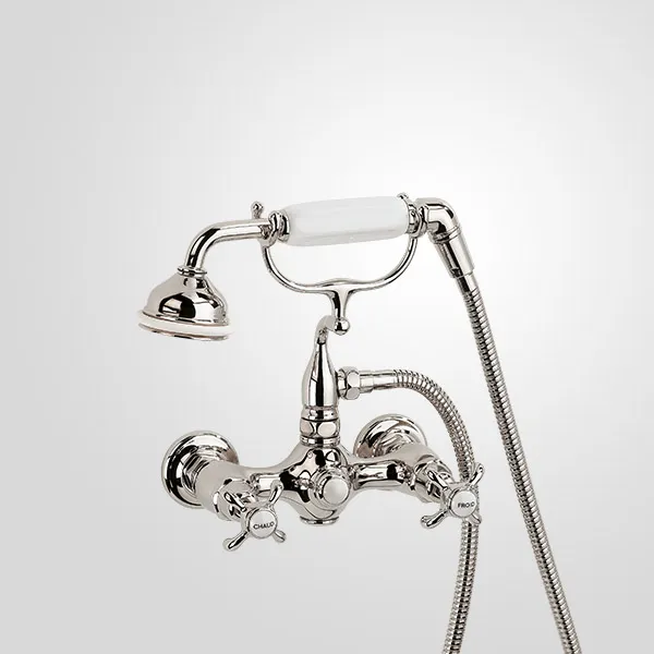  Volevatch Taps Cradle mixer with handshower on wall hook
