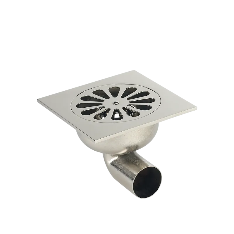  Volevatch Floor Drains Floor drain model B, bent outlet, 140x140