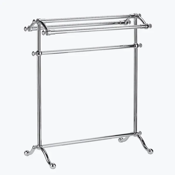  Volevatch Towel holders Freestanding towel rack with metal rods, 70x26x79cm