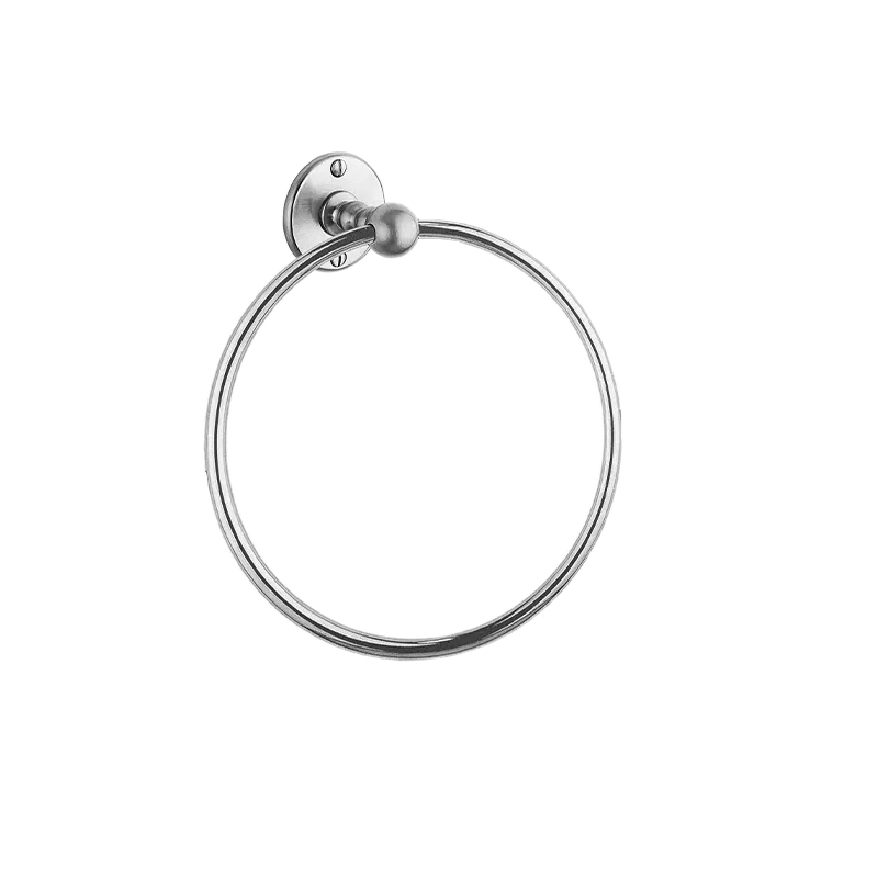  Volevatch Bistrot Large towel ring with flat rosette (exposed screws) 