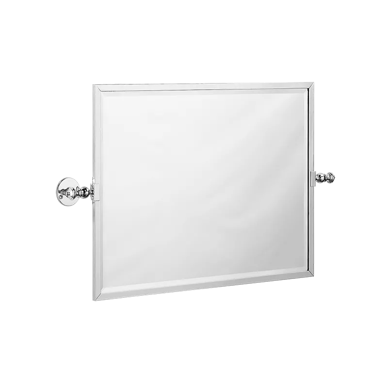  Volevatch Bistrot Rectangular mirror, pivoting, horizontal, flat rosettes (exposed screws), 600x450mm