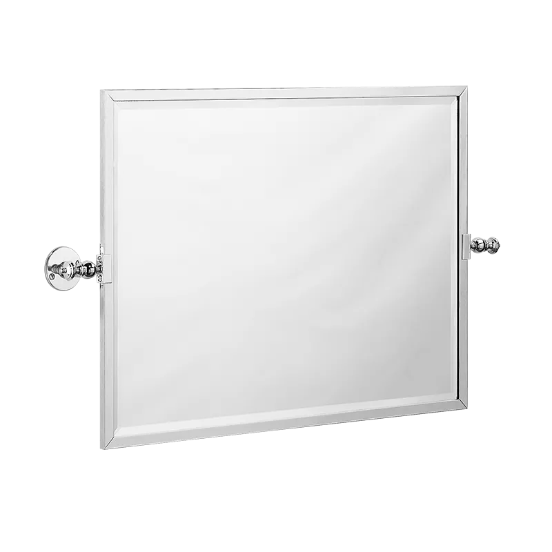  Volevatch Bistrot Rectangular mirror, pivoting, horizontal, flat rosettes (exposed screws), 700x550mm