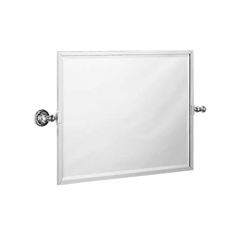  Volevatch Mirrors Rectangular mirror, pivoting, horizontal, full rosettes, 600x450mm