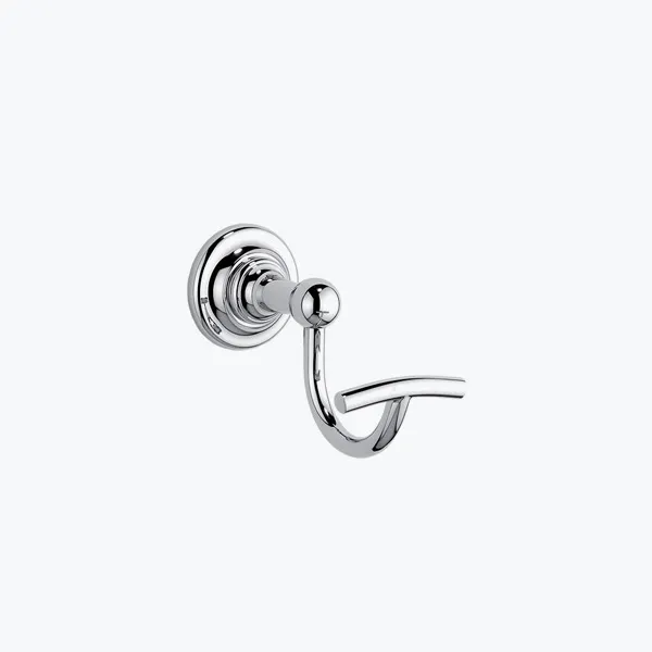  Volevatch Hooks Single robe hook, with full rosette