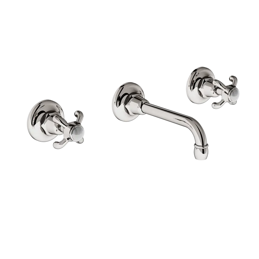  Volevatch Basin Wall-mounted 3-hole mixer, 160 mm straight spout 