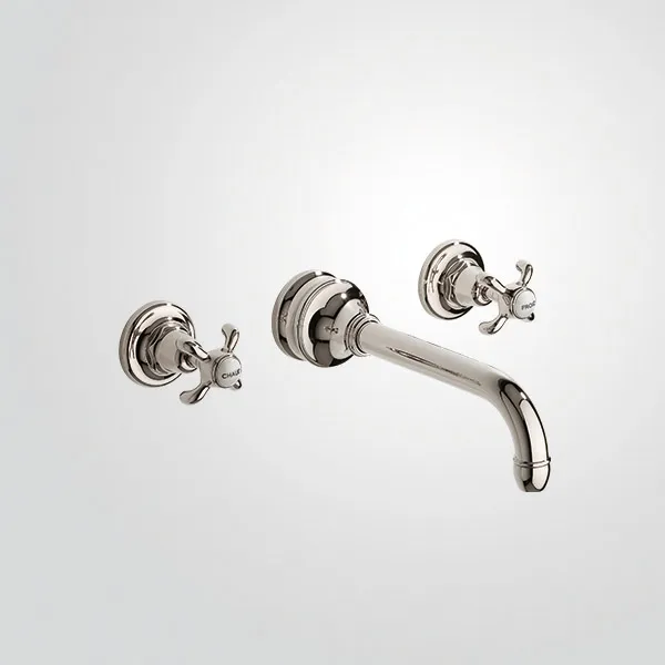  Volevatch Kitchen Wall-mounted 3-hole mixer, 230 mm straight spout