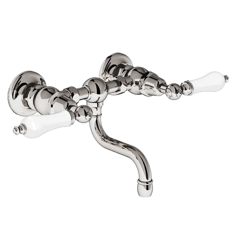  Volevatch Taps Wall-mounted mixer, horizontal bridge, 16/100 moveable spout
