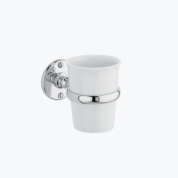  Volevatch Soap and tumbler holders Wall-mounted tumbler, with flat rosette