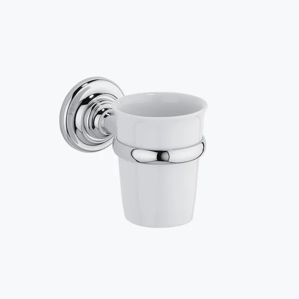  Volevatch Accessories Wall-mounted tumbler, with full rosette