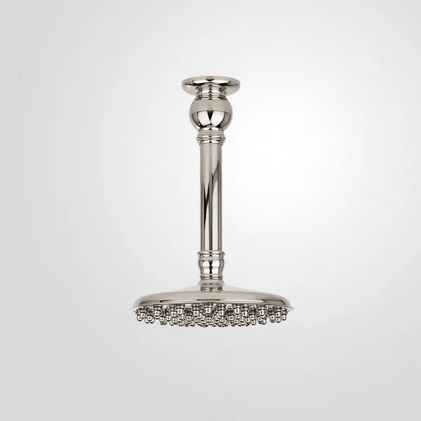  Volevatch Collection Carpe & Lyre Ceiling-mounted shower arm, nippled shower head