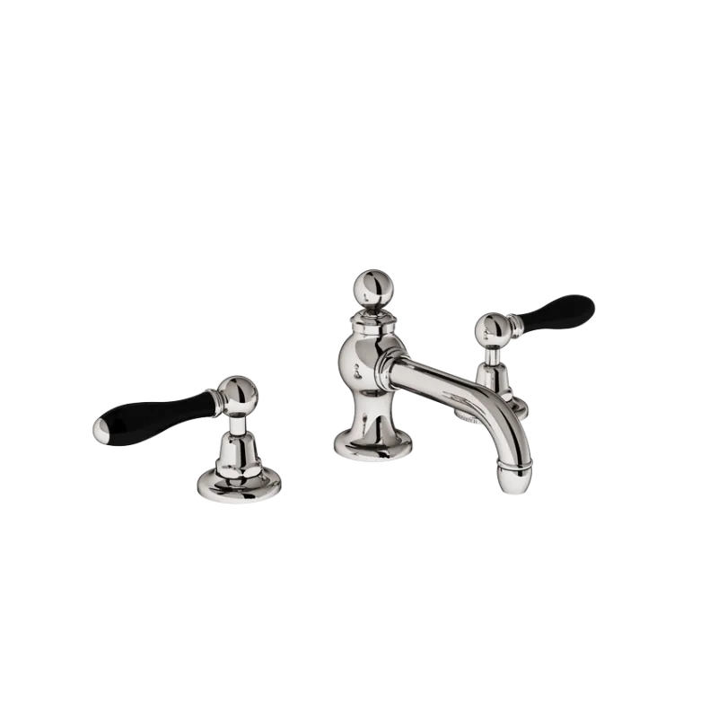  Volevatch Bathroom Deck-mounted 3-hole mixer, Ø22 straight spout with integrated drain