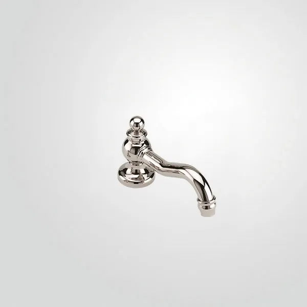 Deck-mounted Lyre tub spout