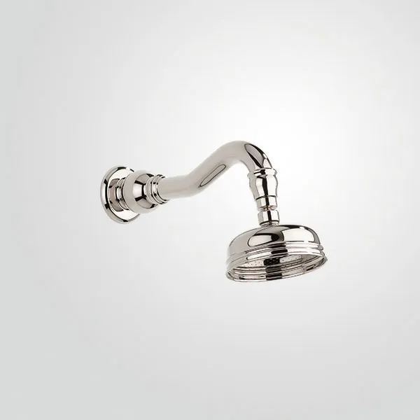 Wall-mounted Lyre shower arm (with swivel), Ø 120 showerhead