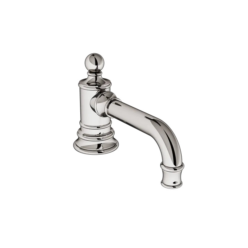  Volevatch Bathroom Deck-mounted tub spout without integrated diverter