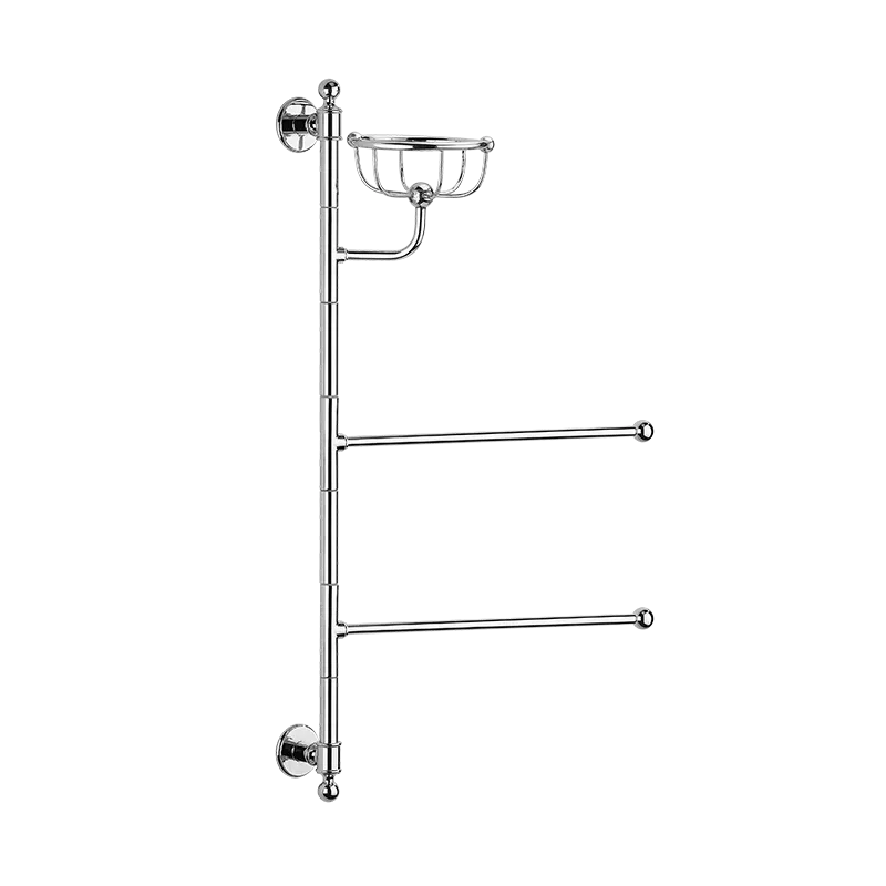  Volevatch Soap and tumbler holders Héritage Shower organiser with sponge basket, soap dish and towel rails