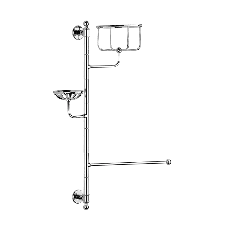  Volevatch Soap and tumbler holders Héritage Shower organiser with sponge basket, soap dish and towel rails
