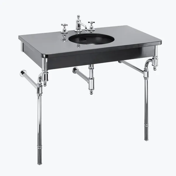 Héritage Vanity table with carrara marble top, 100cm