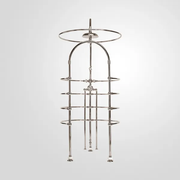 Needle-shower with thermostatic valve, Ø 300 shower head and side spray jets