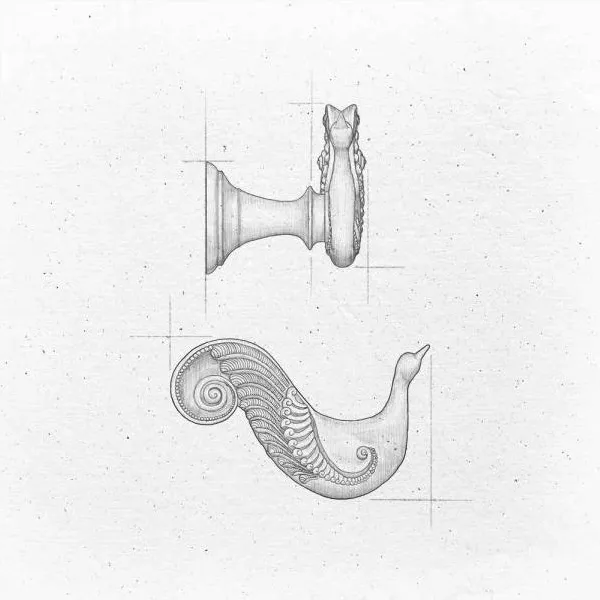  Volevatch Birds of Paradise Concealed 3/4'' shut-off valve, standard closing