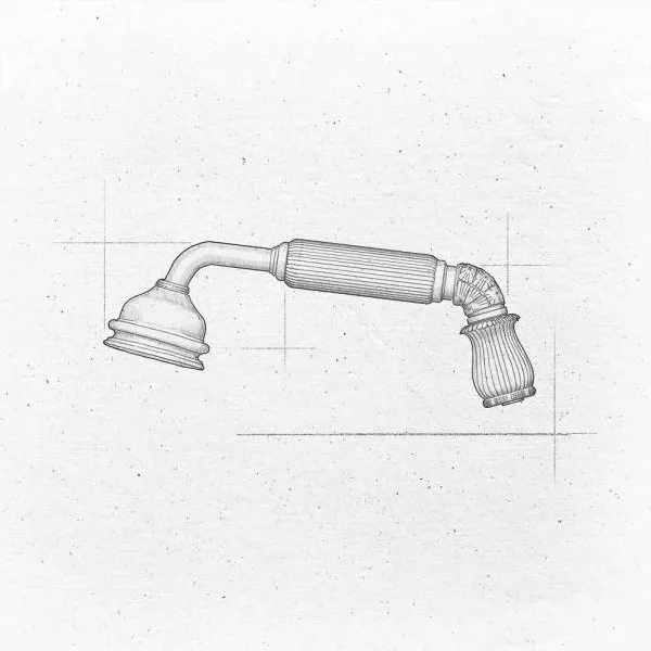  Volevatch Birds of Paradise Deck-mounted hand-shower, 2m hose