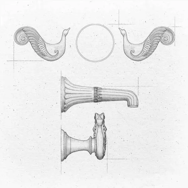  Volevatch Birds of Paradise Decorative washbasin trap