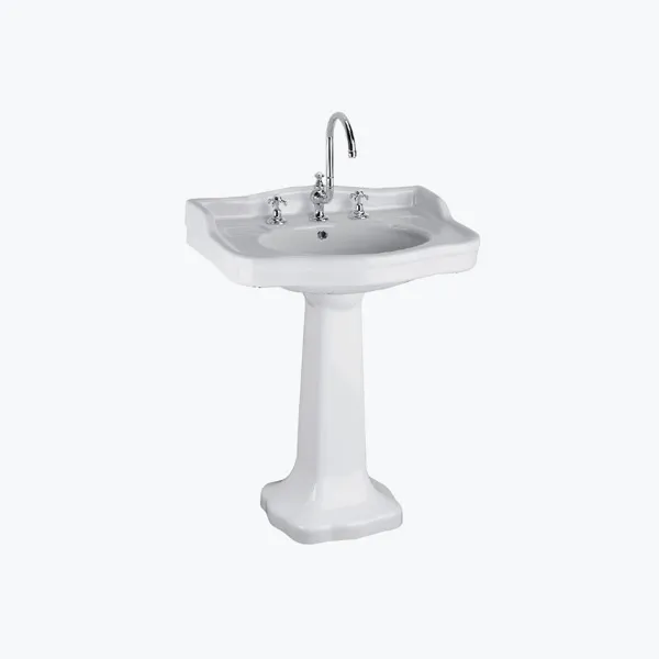  Volevatch Sanitaryware Palladio washbasin, 75x52cm