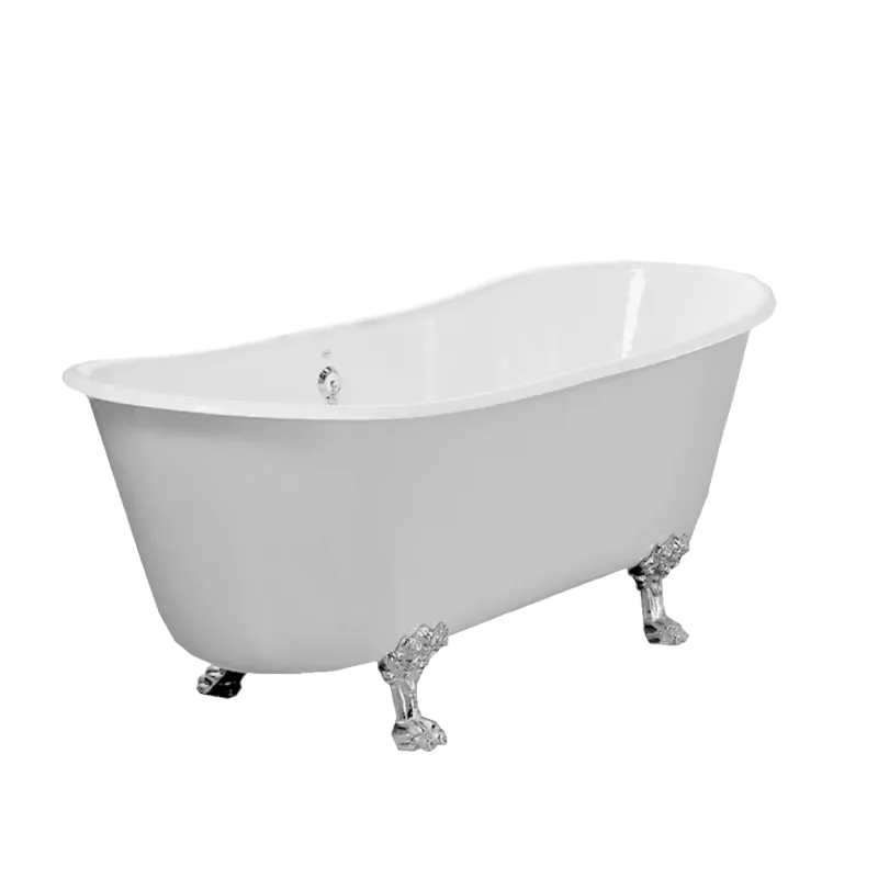 Princess cast-iron bath tub with lion legs