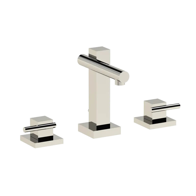  Volevatch Taps Deck-mounted 3-hole bidet mixer, integrated drain