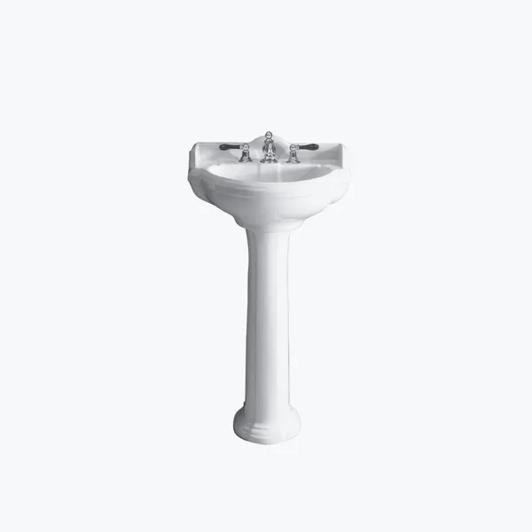Syna Washbasin & Column, 48x35 cm