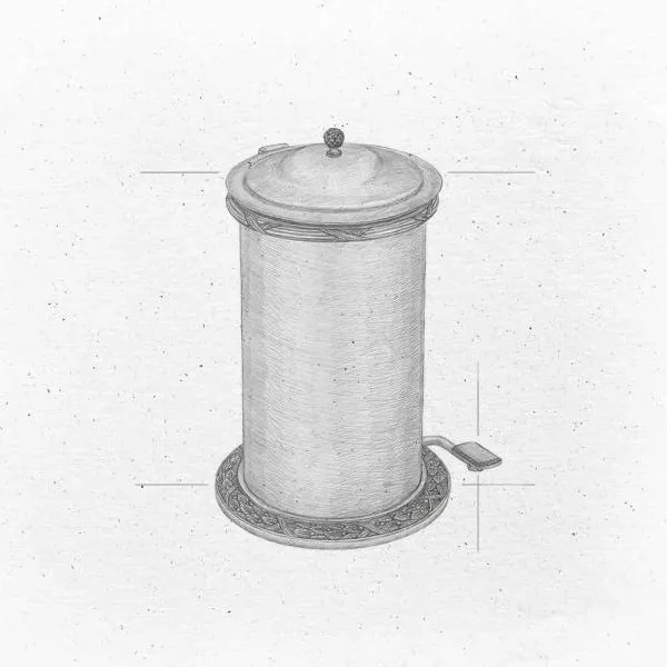  Volevatch Versailles Bathroom bin