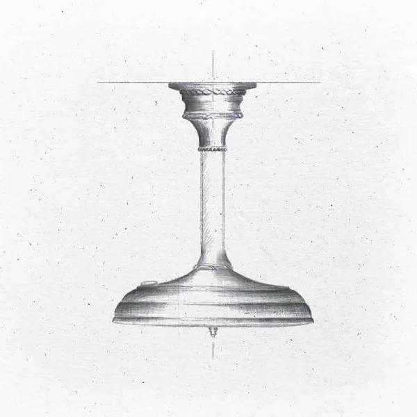  Volevatch Versailles Cealing-mounted shower arm, Ø 300 rose