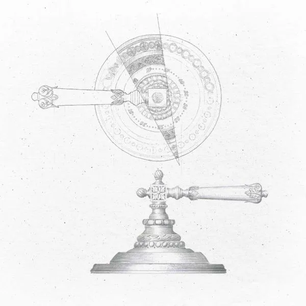  Volevatch Versailles Single door handle