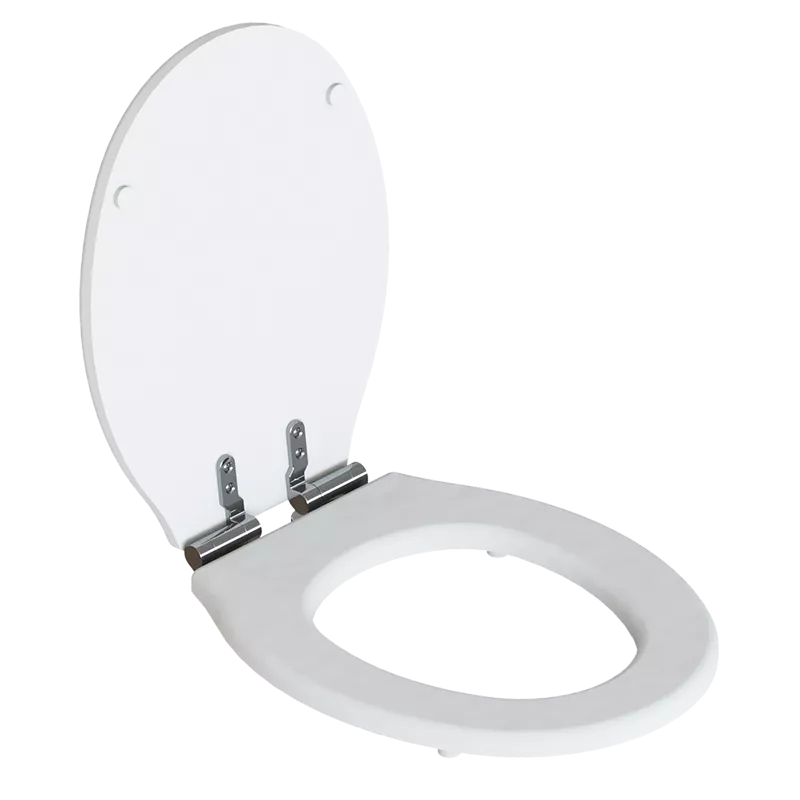 White seat and cover, soft close closing