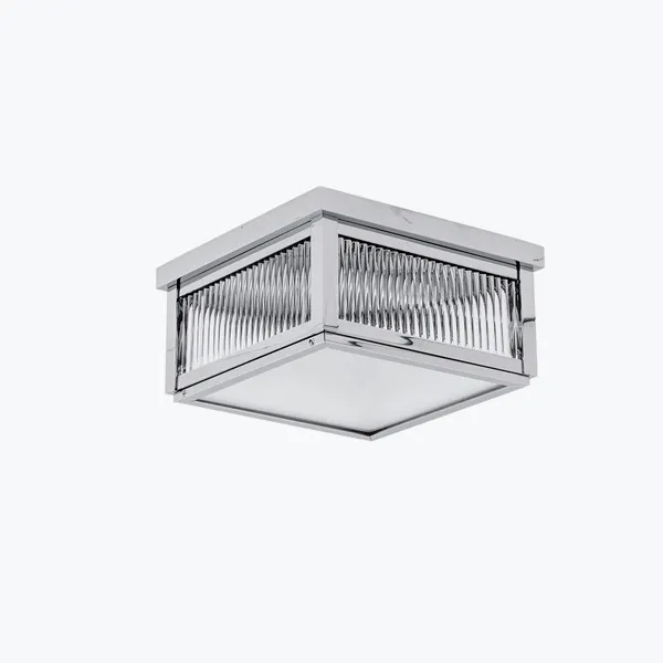  Volevatch Art Deco Plafonnier carré Art Déco, 300x300x160mm IP44