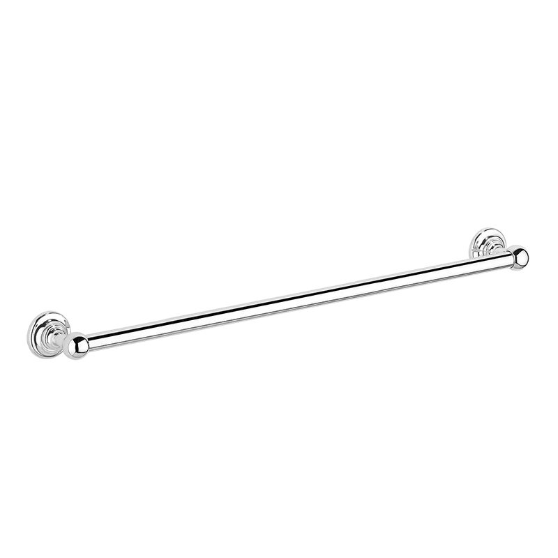  Volevatch Porte-serviettes Barre porte-serviettes, 600 mm, rosaces pleines, barre métal