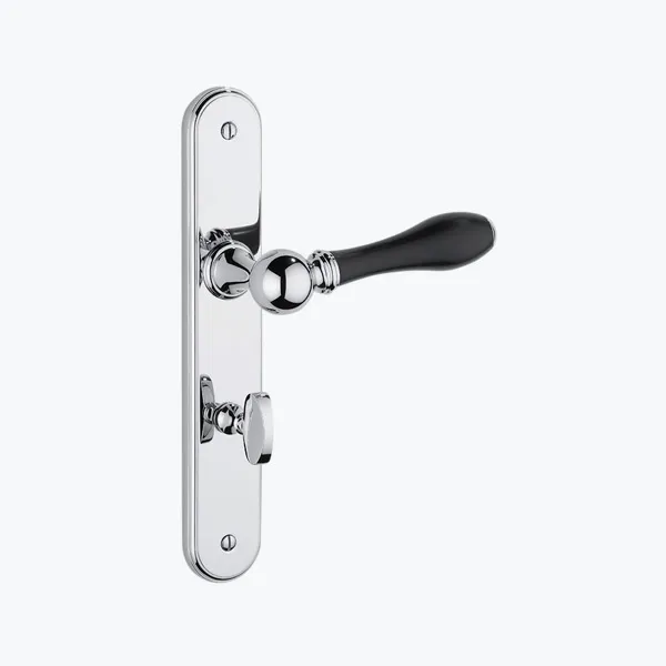 Demi-ensemble poignée de porte, avec fermeture