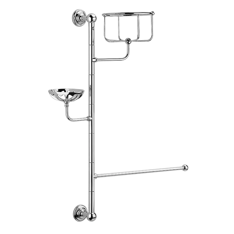 Ensemble porte-éponge, porte-savon et porte-serviettes