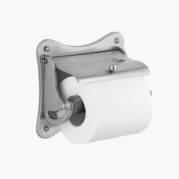  Volevatch Porte papiers Porte-papier toilette avec barre en bois et couvercle