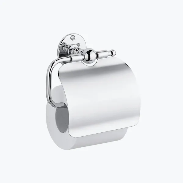  Volevatch Porte papiers Porte-papier toilette avec couvercle rosace plate