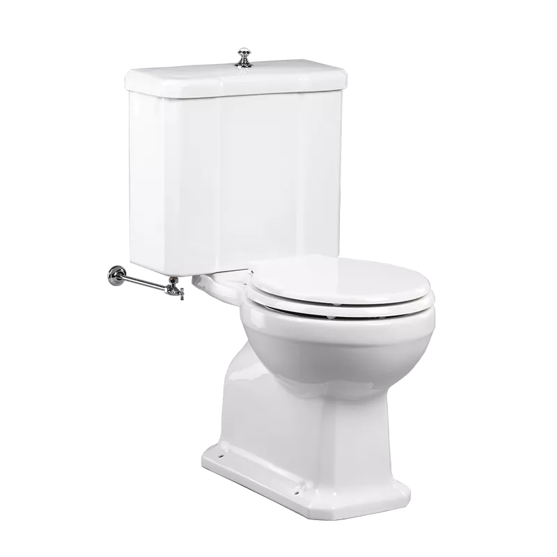  Volevatch Sanitaires Ensemble Néoclassique monobloc avec réservoir, mécanisme et tirette, sortie verticale