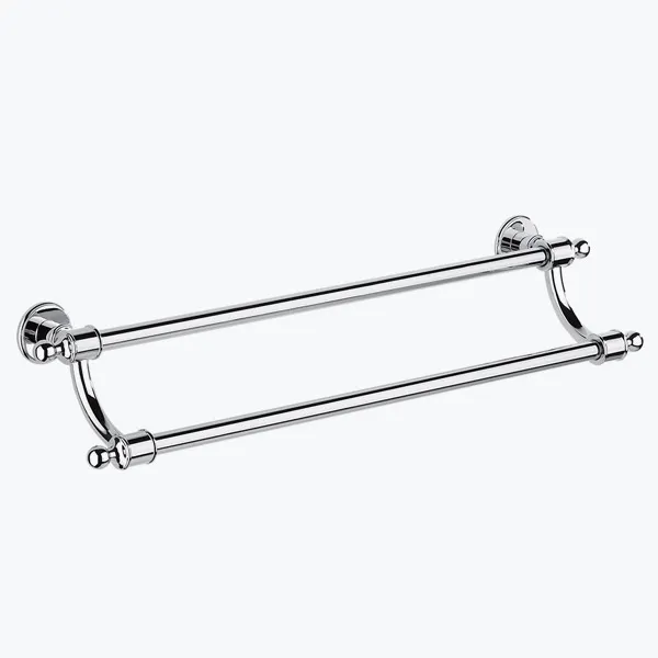  Volevatch Porte-serviettes Double barres porte-serviettes, 600mm