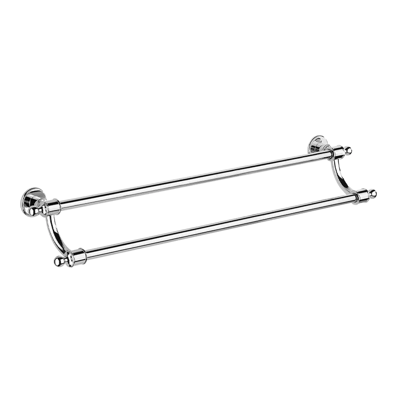  Volevatch Porte-serviettes Double barres porte-serviettes, 800mm, barres en métal