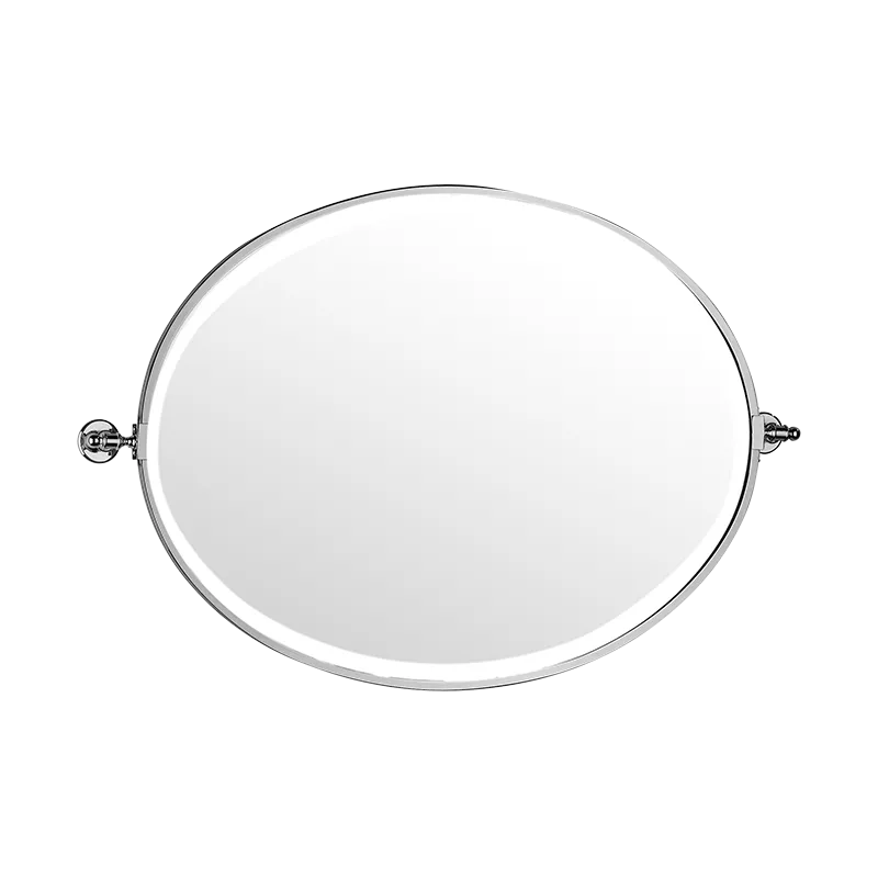 Miroir ovale, pivotant, horizontal, 690x510mm